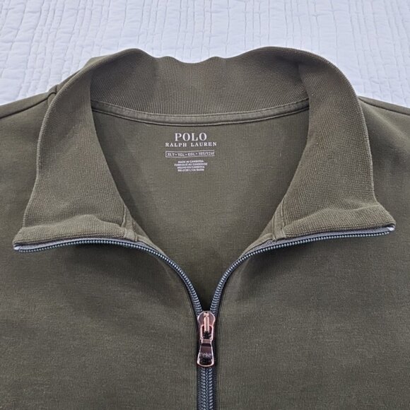 Polo Ralph Lauren Full Zip Knit Performance Jacket Men's XTL Hunter Green EUC - Picture 7 of 16